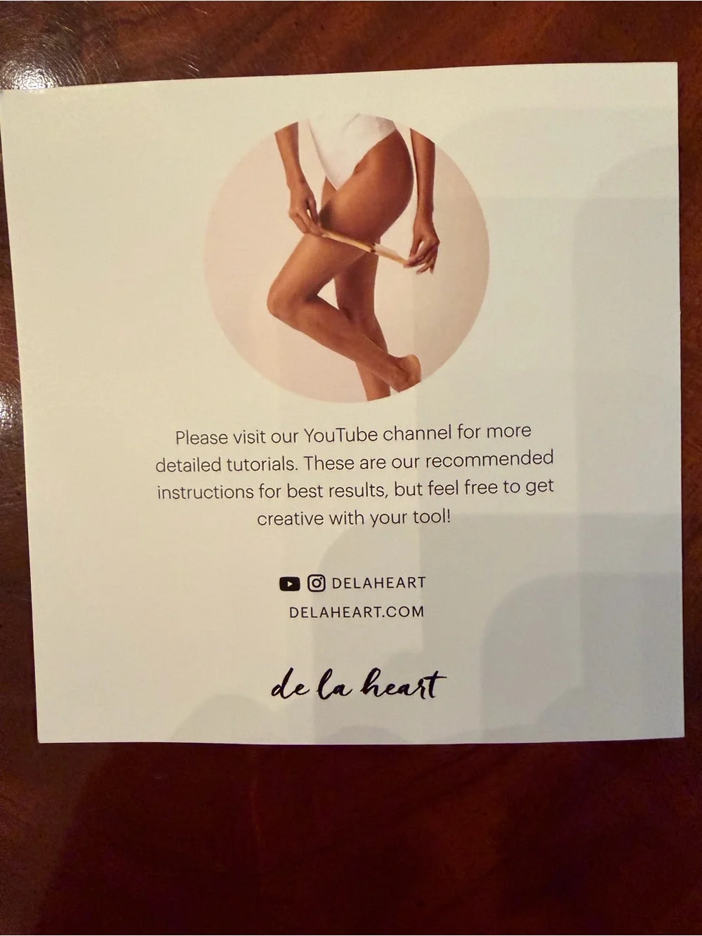 New de la heart Lymphatic Drainage Body Tool